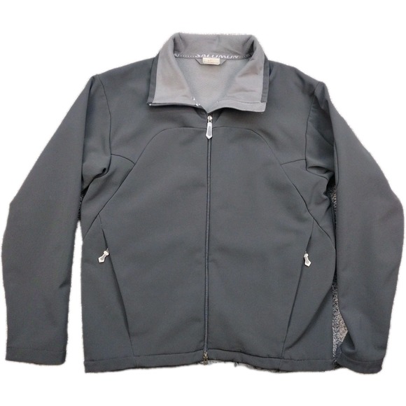 Salomon Jacket Men Large Black Advanced Skin Cordura Schoeller Outdoor Softshell